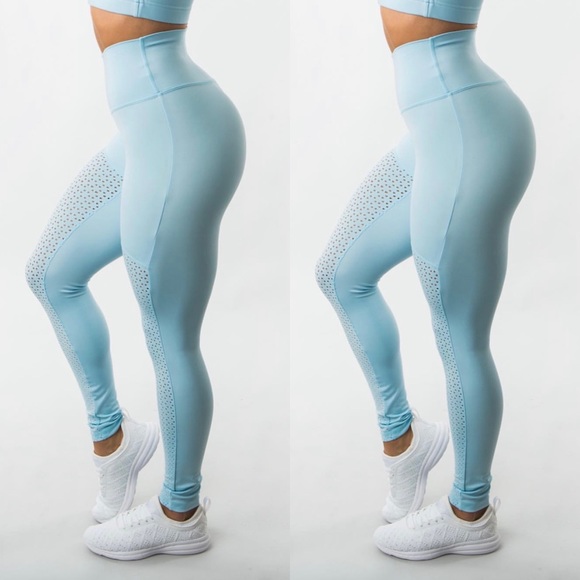 BuffBunny Pants & Jumpsuits Buffbunny Ice Blue Leggings Poshmark